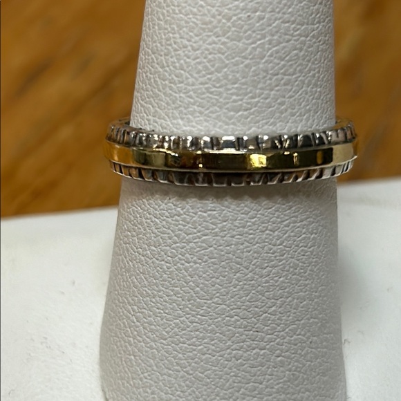 Unique Designer Twotone Stainless Steel 22 mm Watch Band H32655191_K0024645